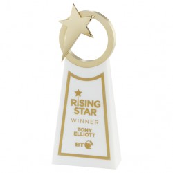 Business award kristal met ster – Sportprijzen Plaza